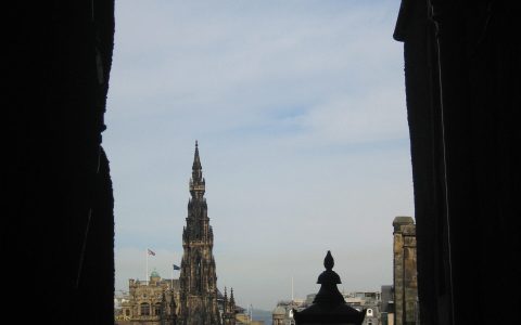 Edinburgh Castle uitzicht